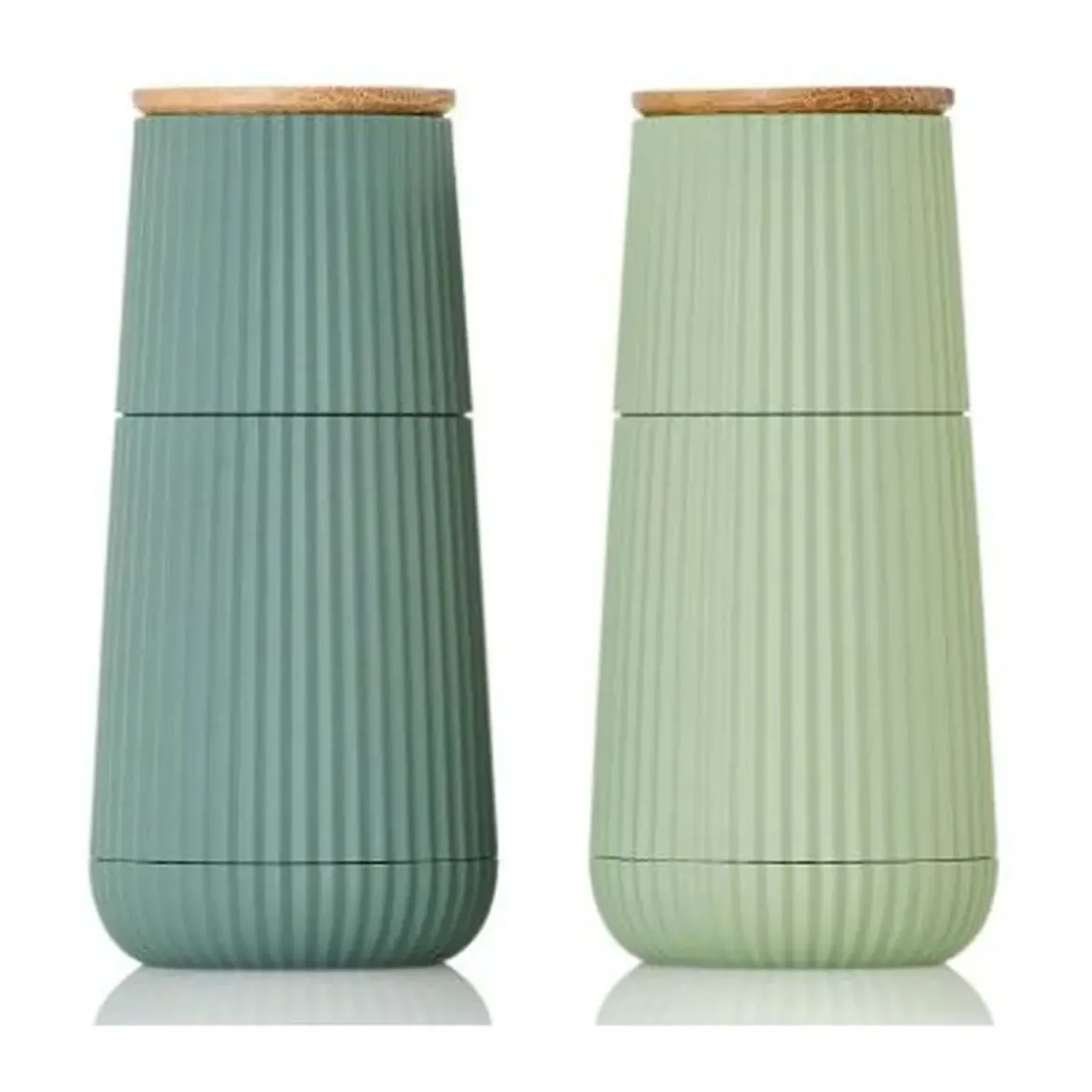 Adhoc Pfeffer- und Salzmühle 2-tlg. Scape dark green/light green