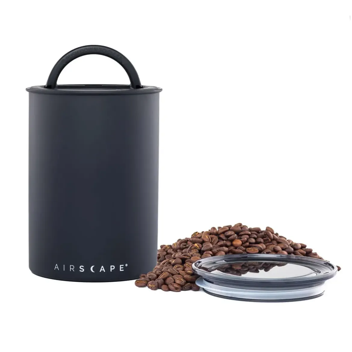 Airscape Kaffeedose 500 g 18 cm schwarz
