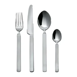 Alessi Besteck-Set 24-tlg. Dry Edelstahl teilmattiert