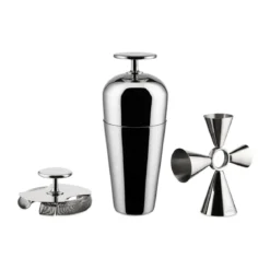 Alessi Cocktailshaker-Set 3-tlg. The tending box edelstahl