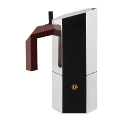 Alessi Espressokocher 6 Tassen Menhir edelstahl