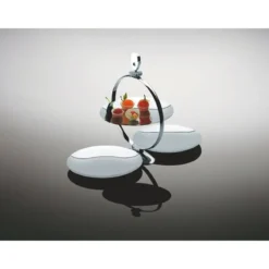 Alessi Etagere faltbar 33 cm Fatman mehrfarbig