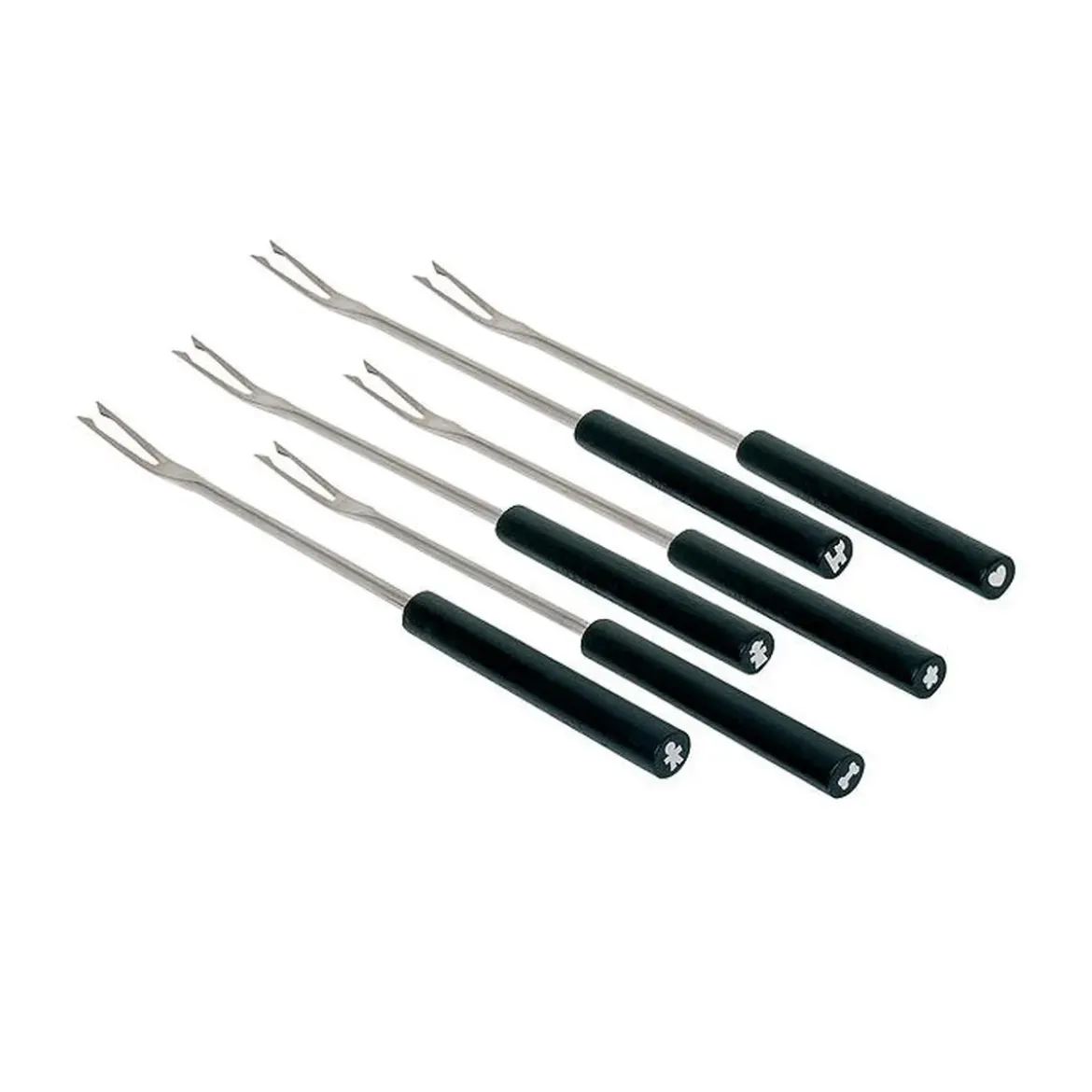 Alessi Fonduegabeln 6er-Set Mami schwarz