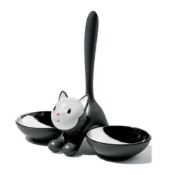 Alessi Katzennapf schwarz Tigrito