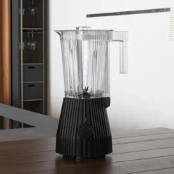 Alessi Mixer 1,5 l Plissé schwarz