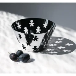 Alessi Obstschale silber 23 cm Girotondo