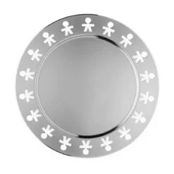 Alessi Platte rund silber 40 cm Girotondo