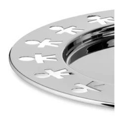 Alessi Platte rund silber 40 cm Girotondo
