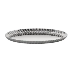 Alessi Pleats Tablett 23 cm edelstahl