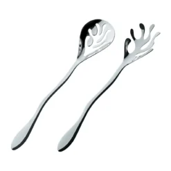 Alessi Salatbesteck 2-tlg. Mediterraneo Edelstahl poliert