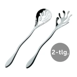 Alessi Salatbesteck 2-tlg. Mediterraneo Edelstahl poliert