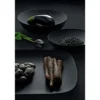 Alessi Schale 25cm schwarz m. Relief Double
