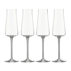 Alessi Sektflöte 4er-Set Eugenia klar