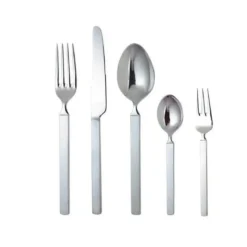 Alessi Tafellöffel 1 Edelstahl Dry mattierter Griff