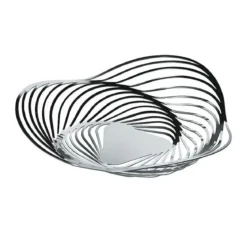 Alessi Tischschmuck Schale Edelstahl Trinity
