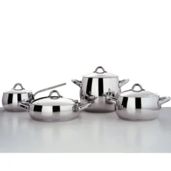 Alessi Topf-Set 7-tlg. Mami edelstahl