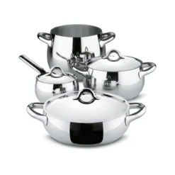 Alessi Topf-Set 7-tlg. Mami edelstahl