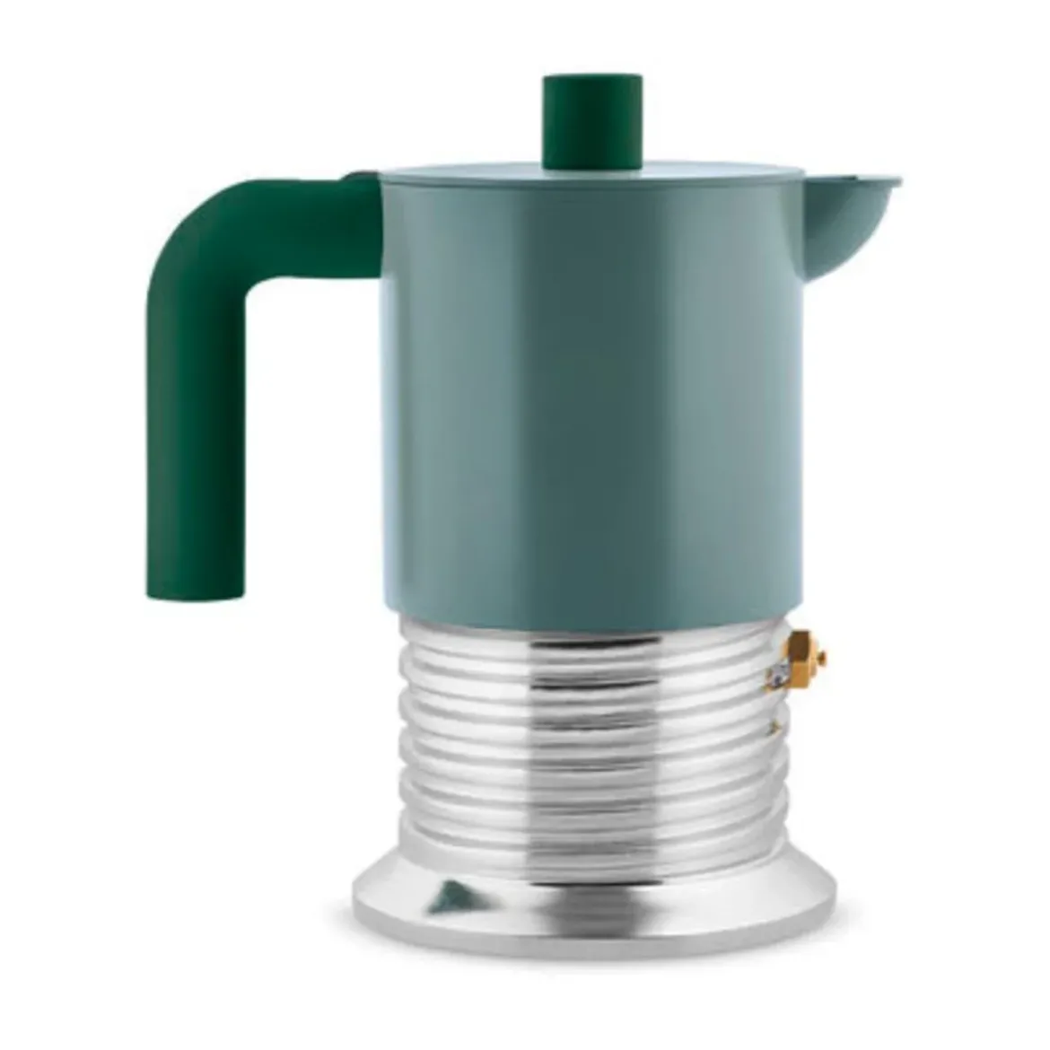 Alessi Vite Espressokocher 3 Tassen grün