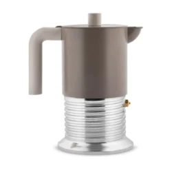 Alessi Vite Espressokocher 6 Tassen grau