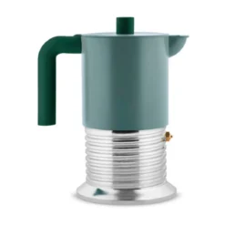 Alessi Vite Espressokocher 6 Tassen grün