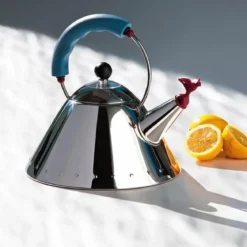 Alessi Wasserkessel 9093 2,0 l Michael Graves blau