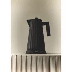 Alessi Wasserkocher 1,7 l 2200 W Plissé schwarz