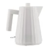 Alessi Wasserkocher 1,0 l 2400 W Plissé weiss