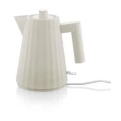 Alessi Wasserkocher 1,0 l 2400 W Plissé weiss