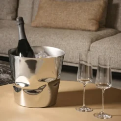 Alessi Weinkühler 23 cm Compressioni edelstahl