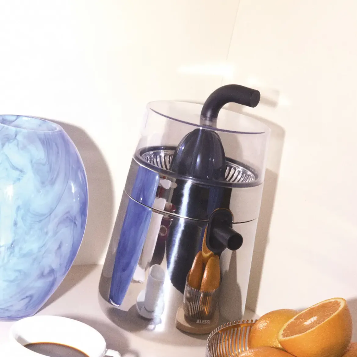 Alessi Zitronenpresse 32 cm 85 W Toru edelstahl