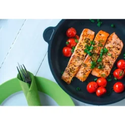 AMT Gastroguss Bratpfanne 32cm flach beschichtet H=4cm nicht induktionsfähig