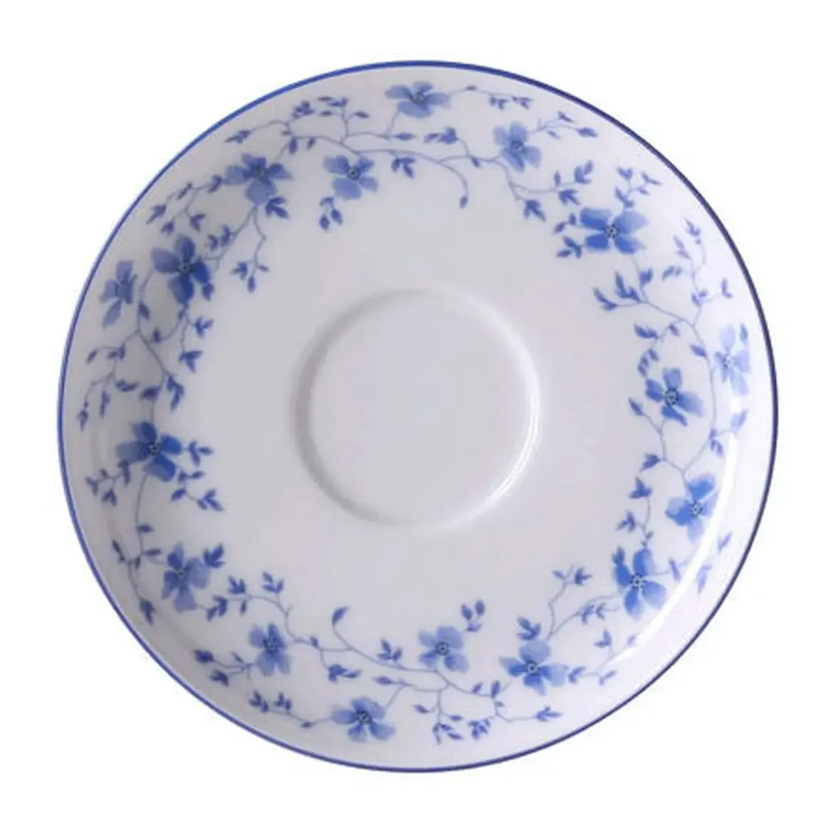 Arzberg Kaffee-Untertasse 14 cm Form 1382 Blaublüten