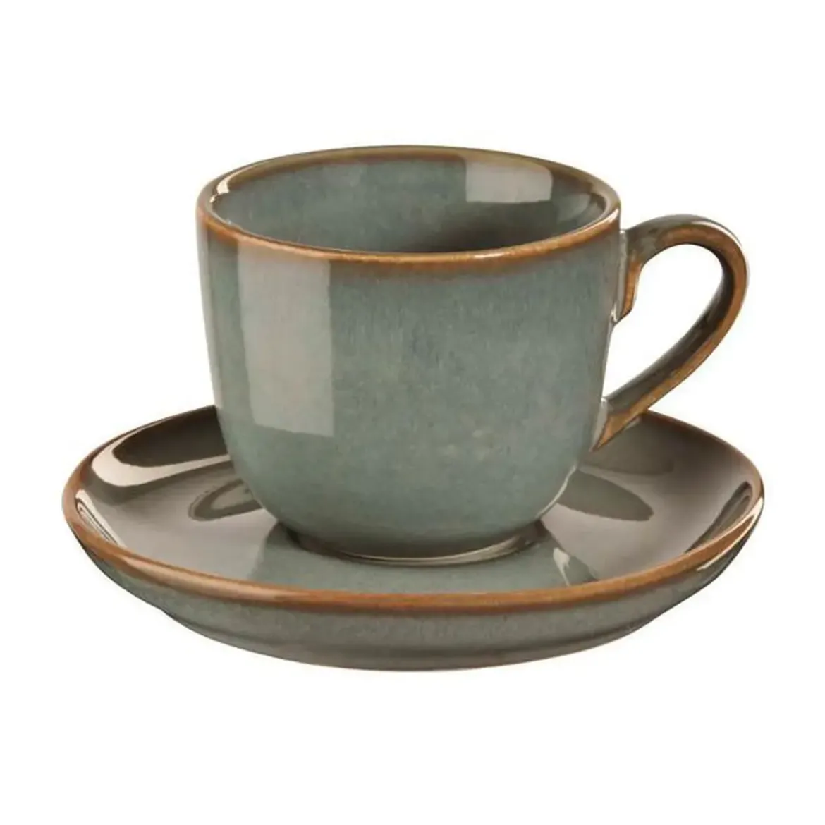 ASA Cappuccinotasse mit Untere 0,23 l Saisons Eucalyptus