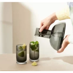 ASA Karaffe mit Trinkglas 1,3 l Juna grey