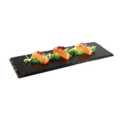 Assheuer & Pott Naturschieferplatte 30x12 cm schwarz