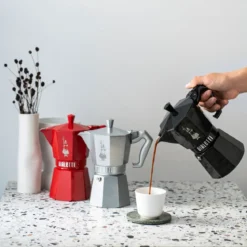 Bialetti Espressokocher 6 Tassen Moka Exclusive Black