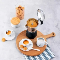 Bialetti Espressokocher 4 Tassen New Brikka anthrazit