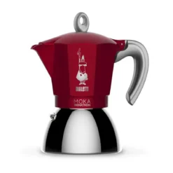 Bialetti Espressokocher 6 Tassen New Moka Induction Red