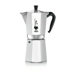 Bialetti Espressokocher 12 Tassen Moka Express silber