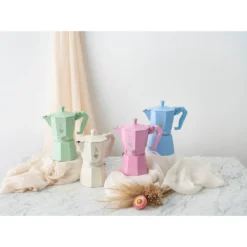 Bialetti Espressokocher 6 Tassen Moka Exclusive Cream