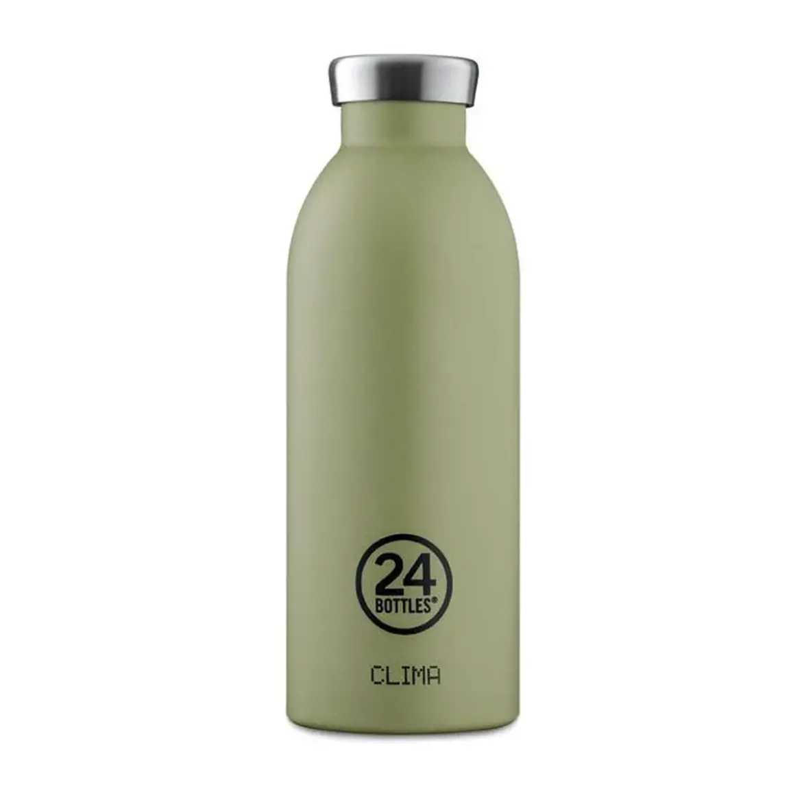 24bottles Thermo-Trinkflasche 0,5l Clima Bottle khaki-grün