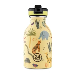 24bottles Trinkflasche 0,25 l Jungle Friends mit Sportdeckel
