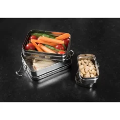 Brotzeit Lunchbox 3in1 Edelstahl 18x13,5x8cm