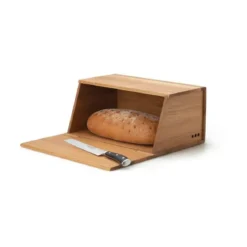 Continenta Brotkasten 40x26x18,5 cm Eiche
