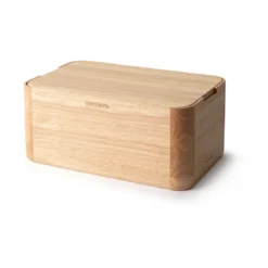 Continenta Brotkasten 36x23x16 cm Gummibaum