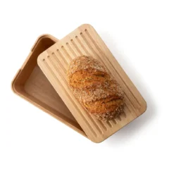 Continenta Brotkasten 36x23x16 cm Gummibaum