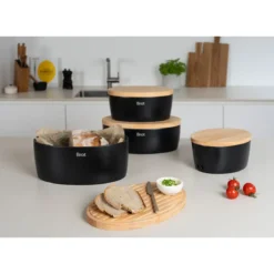 Continenta Brottopf 30x23x13 cm schwarz