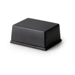 Continenta Butterdose 250 gr Keramik schwarz 12 x 10 x 6
