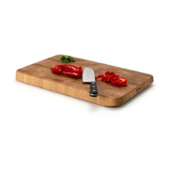 Continenta Hackbrett 46x30x4 cm Eiche Stirnholz