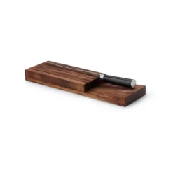 Continenta Messerblock f. Schublade 5 Messer 39 x 11 x 3,5 cm Akazie